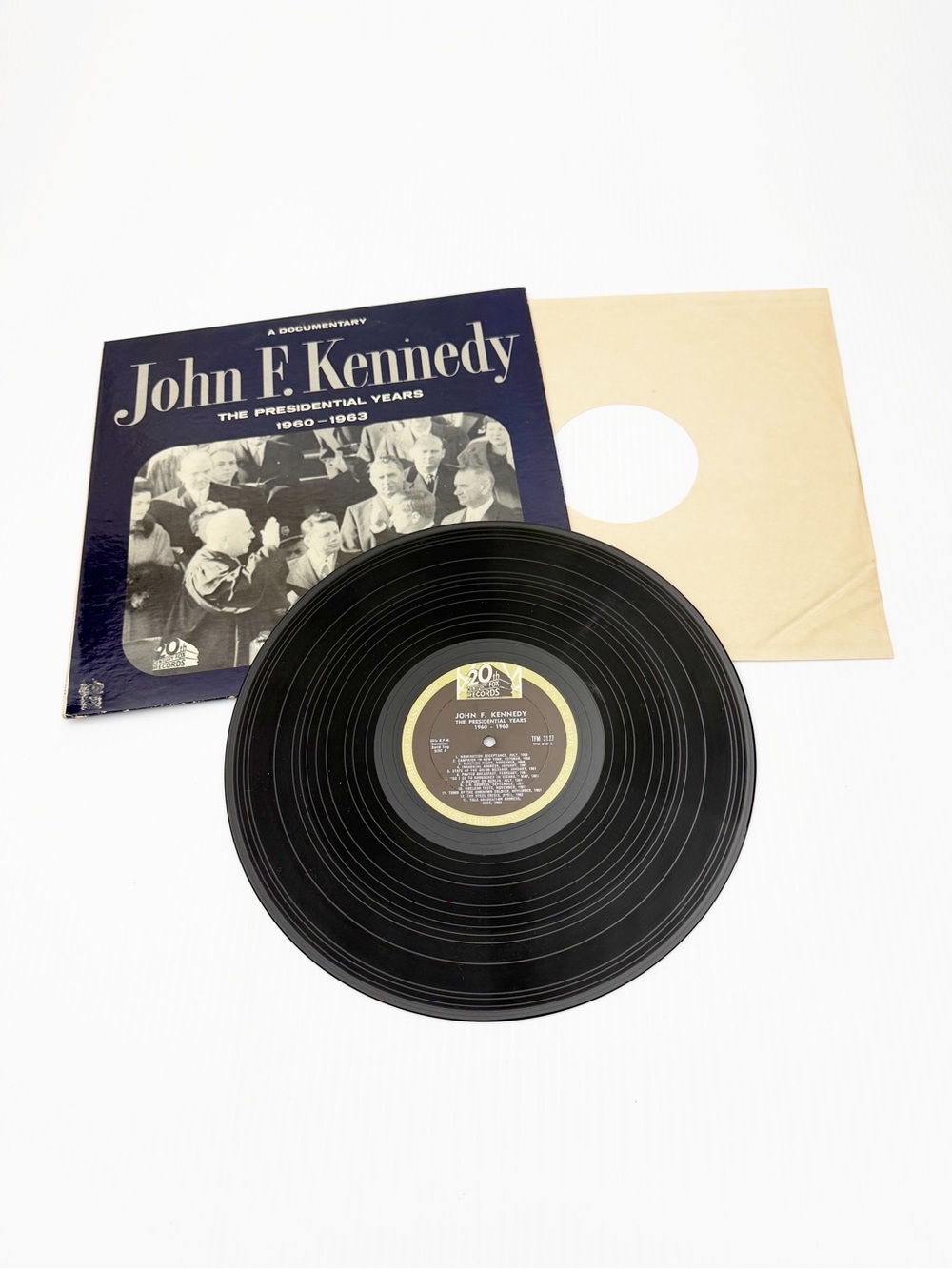 Vintage John F Kennedy Presidential Years 1960-63 TFM 3127 Vinyl Record LP